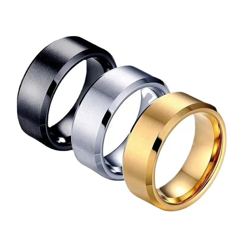 Fashion 8mm Men Tungsten Ring