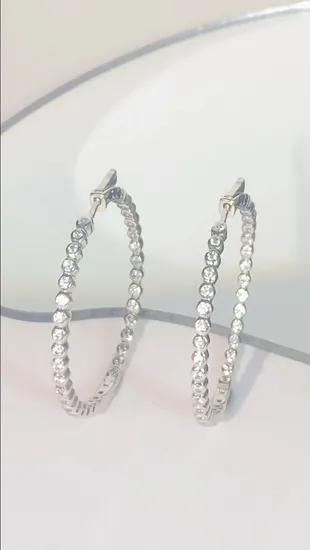 Factorycustom 925 Sterling Silver Gold Plated Hoop Stud Cuffs Fashion Trendy Statement Crystal Big Pearl Heart Flower Earrings Sets Fine Jewelry 5%off