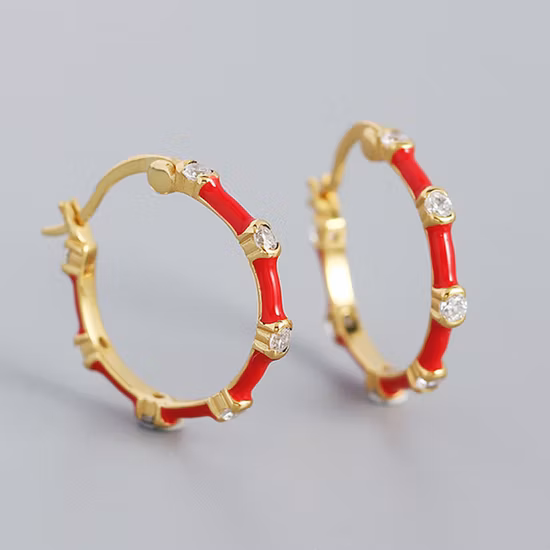 Wholesale Fashion Luxury Design High Quality Korean Style Bridal Earring Zircon 925 Sterling Silver Women Earrings Jewelry