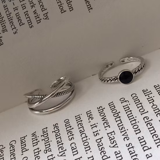 Gold Plated Square Diamond Zircon Opening Finger Ring