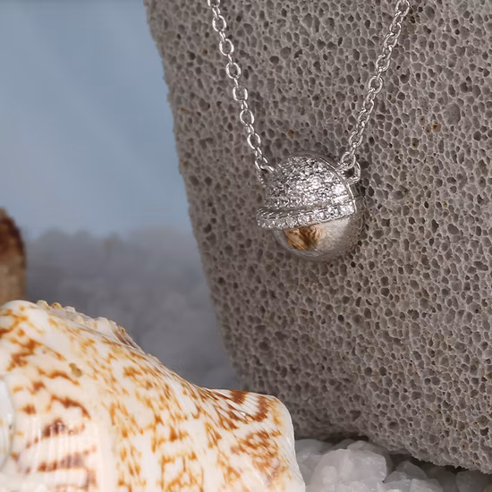 Fashion Silver Jewelry with CZ and Fresh Water Pearl